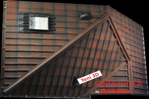 Onduline Avrasya,Onduvilla 3D çatı kaplaması,Onduvilla üç boyutlu çatı kaplama,üç boyutlu çatı kaplama,3D Onduvilla