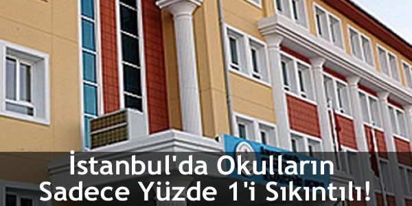 İstanbul’da Okulların Sadece Yüzde 1’i Sıkıntılı!