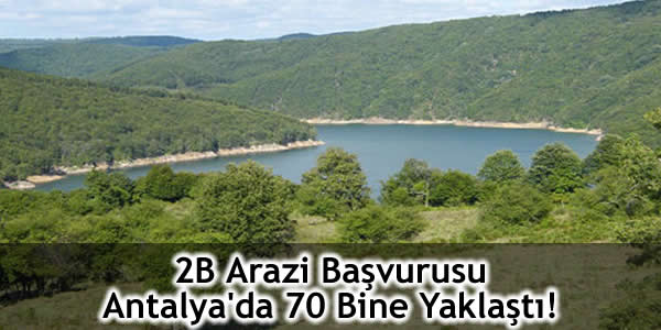 2B Arazi Başvurusu Antalya’da 70 Bine Yaklaştı!