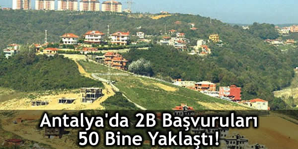 Antalya’da 2B Başvuruları 50 Bine Yaklaştı!