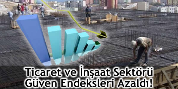 Aylık İşyeri Eğilim Anketi, hizmet, inşaat, İnşaat Sektörü Güven Endeksi, perakende, ticaret, Türkiye İstatistik Kurumu