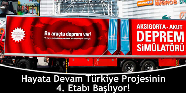Hayata Devam Türkiye Projesinin 4. Etabı Başlıyor!