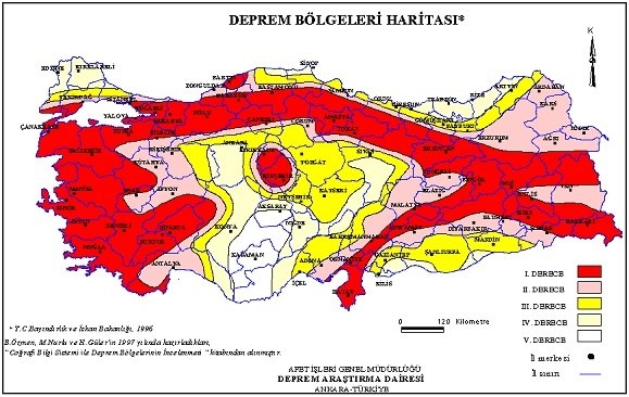 Deprem Haritası 16 Yıldır Yenilenmedi