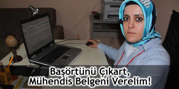 Bursalı Yüksek İnşaat Mühendisi Nurten Topaloğlu, İMO Bursa Şubesi, İnşaat Mühendisleri Odası, İnşaat Mühendisleri Odası (İMO) Bursa Şubesi, inşaat mühendisliği belgesi, kamuya açık olma sebebiyle başörtülü fotoğraf kabul edilemez, Türkiye Mimar ve Mühendisler Odası, yüksek inşaat mühendisi Nurten Topaloğlu