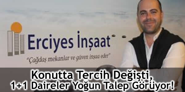 Konutta Tercih Değişti, 1+1 Daireler Yoğun Talep Görüyor!