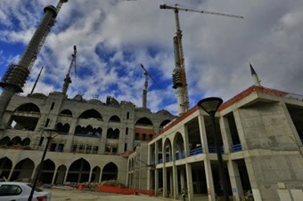 Çamlıca Camii İnşaatında Sona Yaklaşıldı