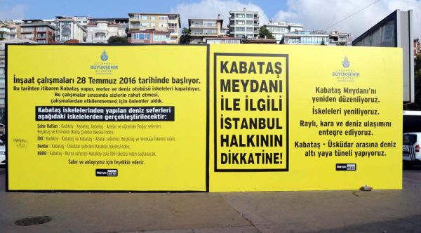 Kabataş İskelesi Kapatıldı!