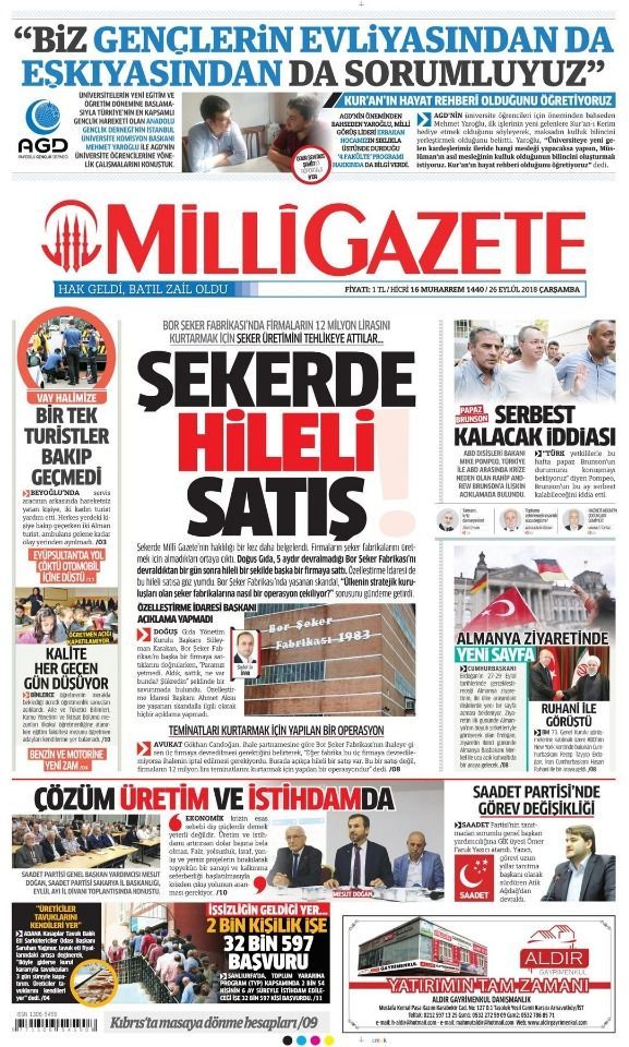 Şekerde Gizemli Özelleştirme! Şekerde Gizemli Özelleştirme!
