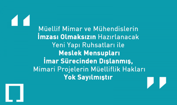 Müellif İmzası Yer Almayan Yapı Ruhsat Formları Yeniden Düzenlendi Müellif İmzası Yer Almayan Yapı Ruhsat Formları Yeniden Düzenlendi