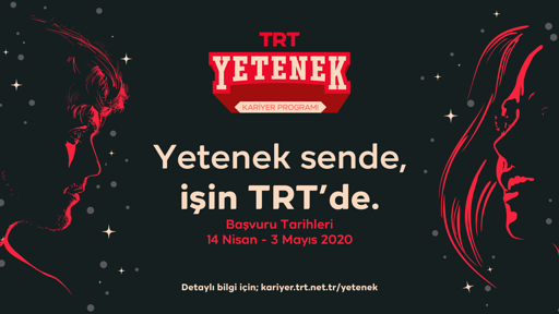 150 Genç Mezun ‘TRT Yetenek’ ile İstihdam Edilecek 150 Genç Mezun ‘TRT Yetenek’ ile İstihdam Edilecek