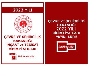 2022 İnşaat Birim Fiyatları Kitabı PDF Formatında
