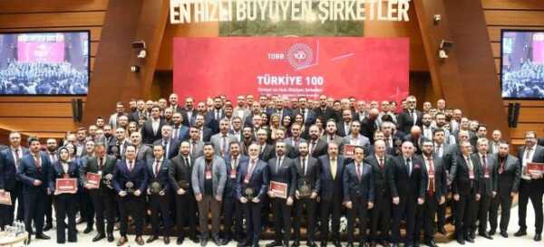 TOBB, Türkiye’nin En Hızlı Büyüyen 100 Şirketini Açıkladı TOBB, Türkiye’nin En Hızlı Büyüyen 100 Şirketini Açıkladı