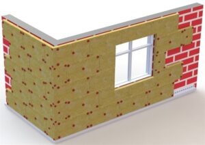 Pencere Kenarlarında Taşyünü, Diğer Kısımlarda EPS Mantolama Uygulaması