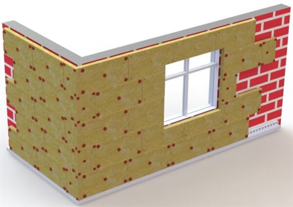 Pencere Kenarlarında Taşyünü, Diğer Kısımlarda EPS Mantolama Uygulaması Pencere Kenarlarında Taşyünü, Diğer Kısımlarda EPS Mantolama Uygulaması