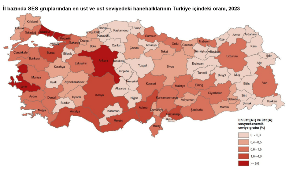 TÜİK İlk Kez Açıkladı: Sosyoekonomik Zenginliğin En Yüksek Olduğu İller Belli Oldu TÜİK İlk Kez Açıkladı: Sosyoekonomik Zenginliğin En Yüksek Olduğu İller Belli Oldu