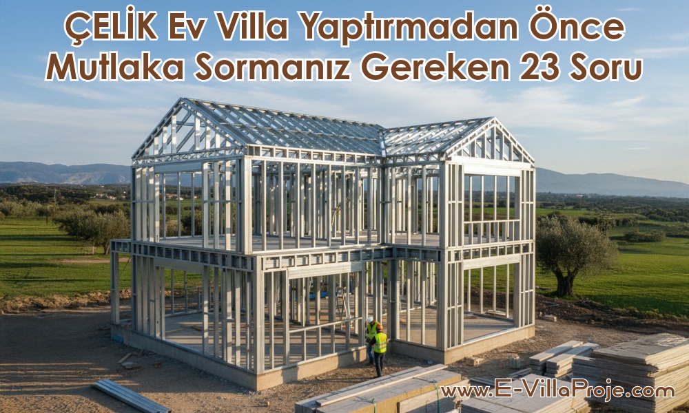Ev Villa Yaptırmadan Önce Mutlaka Sormanız Gereken 23 Soru Ev Villa Yaptırmadan Önce Mutlaka Sormanız Gereken 23 Soru