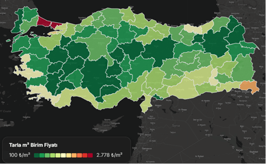 Parasını Toprağa Yatıranlar Kaybetti: Arsa ve Tarlada En Az Değerlenen İller Belli Oldu Parasını Toprağa Yatıranlar Kaybetti: Arsa ve Tarlada En Az Değerlenen İller Belli Oldu