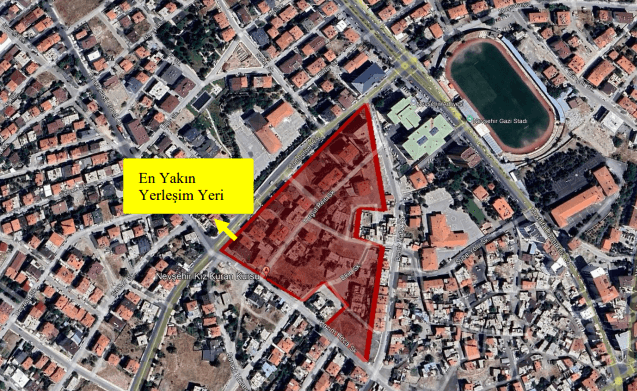 Nevşehir’de 1.7 Milyar TL’lik Kentsel Dönüşüm Vizyonu ve Alternatif Mimari Çözümler Nevşehir Merkez Toplu Konut Uydu Haritası 1