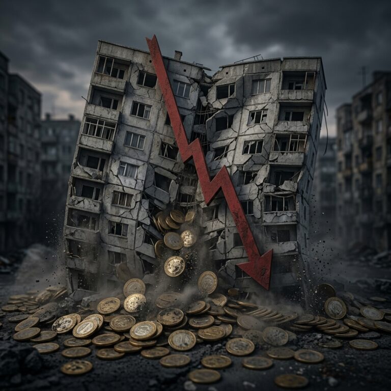 Merkez Bankası Rakamları Açıkladı: Beton Balonu Sönüyor, Reel Kayıp Sürüyor!