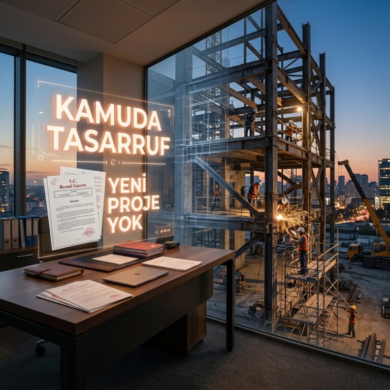 Kamuda “Yeni İnşaat” Devri Kapanıyor: Tasarruf Tedbirleri Gayrimenkul Sektörünü Nasıl Etkileyecek?