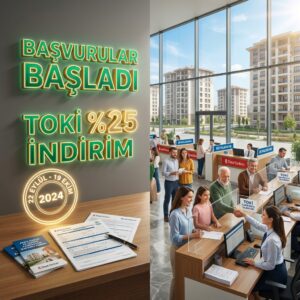 TOKİ’de Yüzde 25 İndirim Başvuruları Bugün Başladı: Adım Adım Başvuru ve Tapu Alma Rehberi