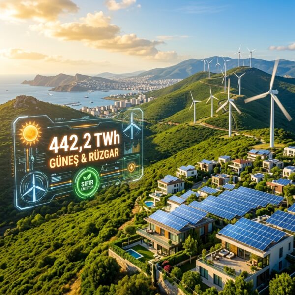 Güneş ve Rüzgarda 10 Yıllık Rekor: 442,2 TWh Üretim Binaların Mimarisini ve Gayrimenkulü Nasıl Dönüştürüyor? Güneş ve Rüzgarda 10 Yıllık Rekor: 442,2 TWh Üretim Binaların Mimarisini ve Gayrimenkulü Nasıl Dönüştürüyor?